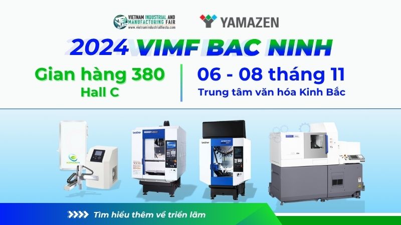 thư mời ghé thăm gian hàng của Yamazen Việt Nam tại triển lãm VIMF Bắc Ninh 2024