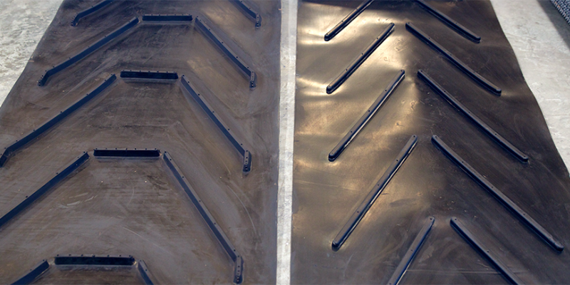 băng tải cao su gân v