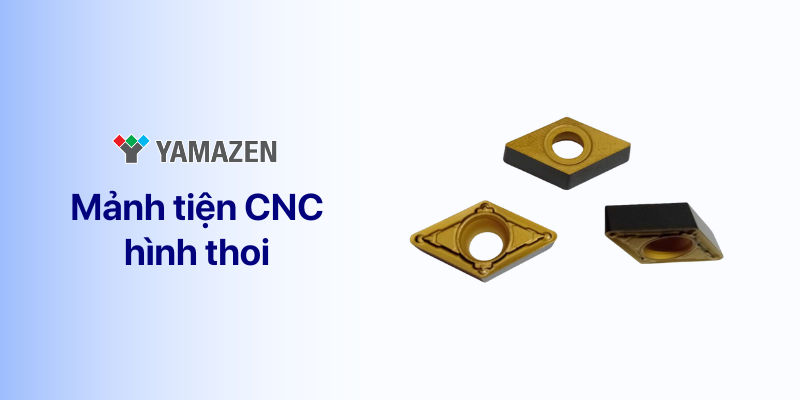 mảnh dao tiện cnc hình thoi 