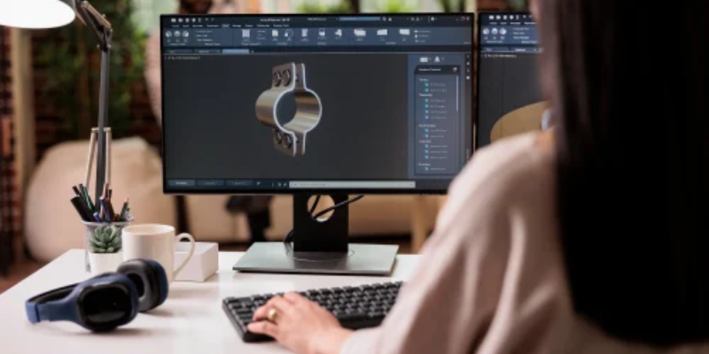 thiết kế mô hình CAD trên máy tính