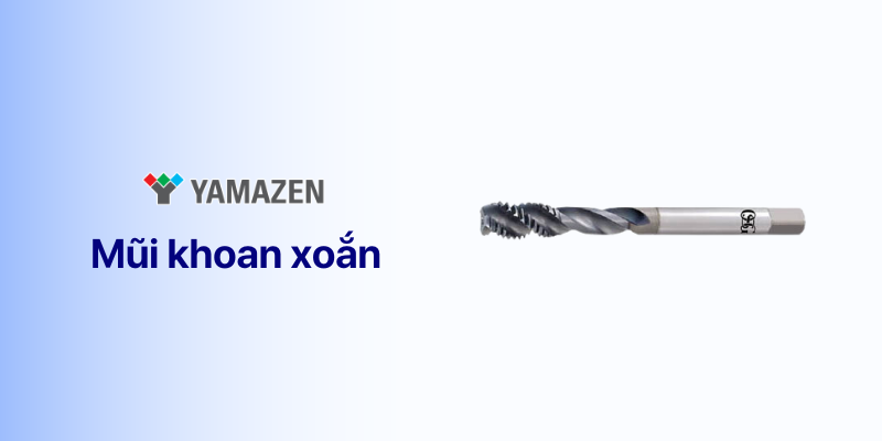 mũi khoan xoắn là một loại mũi khoan sắt phổ biến 